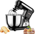 Merkloos / Sans marque ACEP 60° Draaibare mixer - 5L - 1500W - Zwart - Mixer - Mixer met mengkom - Kitchenaid - Kitchenaid keukenmachine - Keukenmachine - Deegmachine