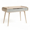 Houten bureau met lades en een afmeting van 100 x 50 x 75cm