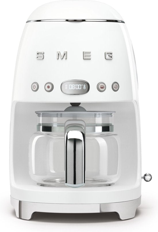 Smeg SMEG DCF02WHEU - Filterkoffiemachine - Wit - Warmhoudfunctie