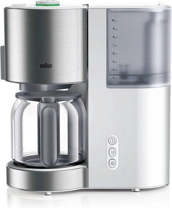 Braun ID Collection KF 5120 WH - Filter-koffiezetapparaat - Wit(Wit， RVS)