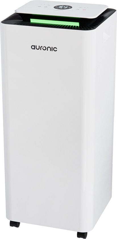 Auronic Luchtontvochtiger en Luchtreiniger - Pro Series - 16L per dag - 3.5L Waterreservoir - Was-droog functie - Slaapkamer, Badkamer en Woonkamer - Vochtopnemer voor in Huis - Dehumidifier - Wit(16 l/Wit， Pro Series)