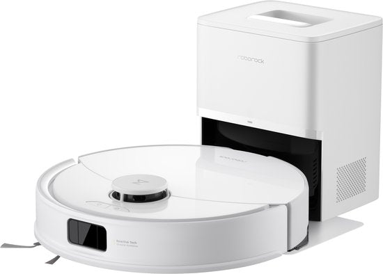 Roborock Q10 PF+ - Robotstofzuiger met dweilfunctie-10000Pa-Dubbele anti-klit - automatisch wissen-LiDAR-navigatie - 8 mm automatisch liftend mopsysteem - verboden zone - S8+/Q8 Max+ upgrade (Q10 X5+)(Wit)
