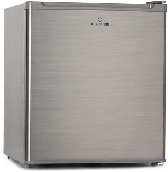 Klarstein Diepvriezer Garfield Eco Vriesvak 4-Sterren 34L Compact - Vrieskast Diepvrieskast - voor Keuken voor Singles - LED Energiezuinig Compact - Freezer Vrieskast Klein(Zilver)