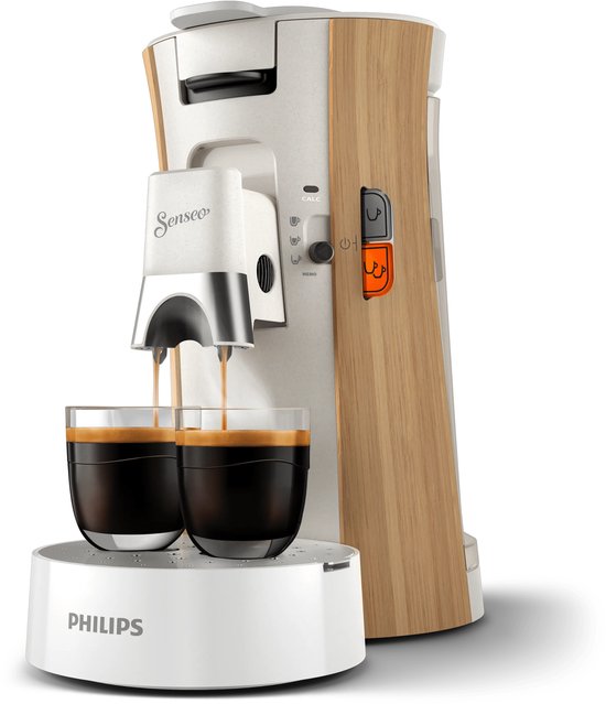 Philips - SENSEO® Select Conscious - Koffiepadmachine - Duurzaam ontwerp - Geheugenfunctie