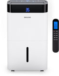Auronic Luchtontvochtiger en Luchtreiniger - Best Plus Series - Ontvochtigt 12L per dag - 5L Waterreservoir - Slaapkamer, Badkamer, Woonkamer en Kantoor - Vochtopnemer voor in Huis - Wit(Wit， Best Plus Series/12 l)