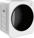Homcom Wasdroger-Staal, roestvrij staal-48L x 44B x 57H cm-Wit