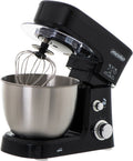 Mesko MS 4217 - Keukenmachine - Keukenrobot - Keukenmixer - 1200W - Zwart - Anti-Spatdeksel - Compleet met accessoires