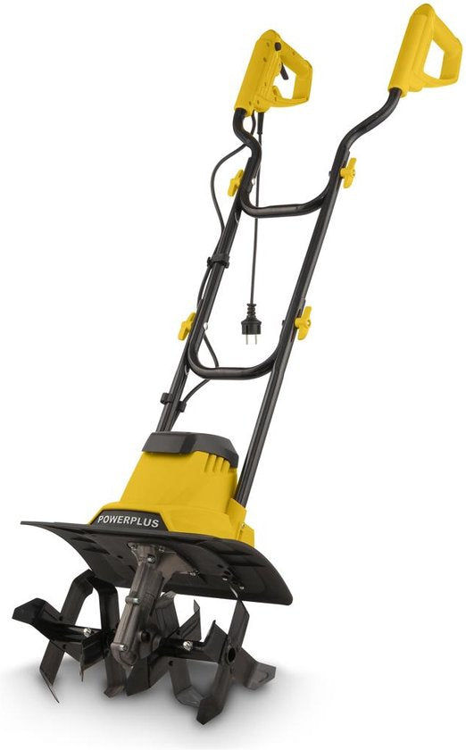 Powerplus Elektrische Grondfrees POWEG72000 - Elektrische cultivator 1200 W, 4 messen, werkdiepte van 220mm en breedte van 360mm