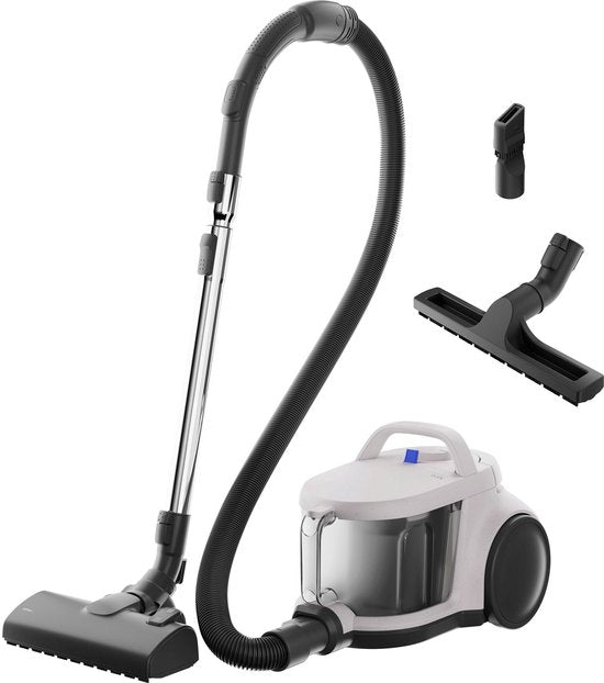 AEG AL51C2SW Clean 5000 - Stofzuiger zonder zak - Turbozuigmond - 2L - HEPA filtratiesysteem - 9m actieradius - Parketzuigmond - Vacuum cleaner - Zakloze stofzuiger