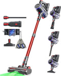 VACTechPro elektrische stofzuiger -Steelstofzuiger draadloos 48000Pa-550W-70Min