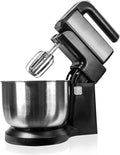 Dyna DYNA® Mixer met Mengkom - Keukenmachine - Deegmixer - Inclusief Deeghaak en Garde - Zwart - ‎32cm x 23cm x 23cm