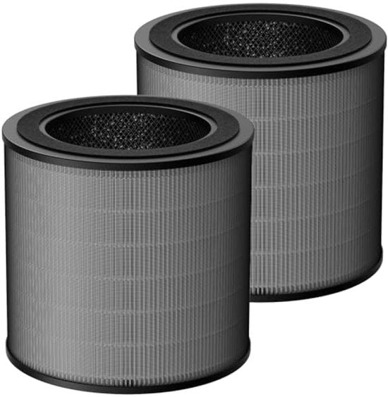 PromoHome FY0910 Vervangingsfilter Compatibel met Philips Luchtreiniger AC0950  AC0951, 2 Stuks, H13 HEPA + Actieve Koolstof, Zwart
