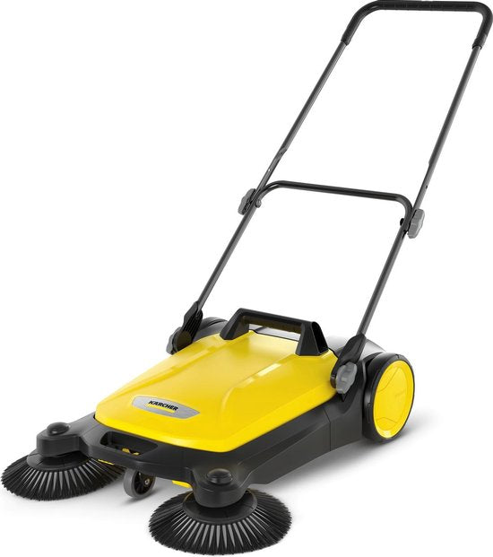 Kärcher S 4 Twin Handveegmachine - Werkbreedte 68 cm - Reservoir 20 liter - Zijborstel 2 stuks