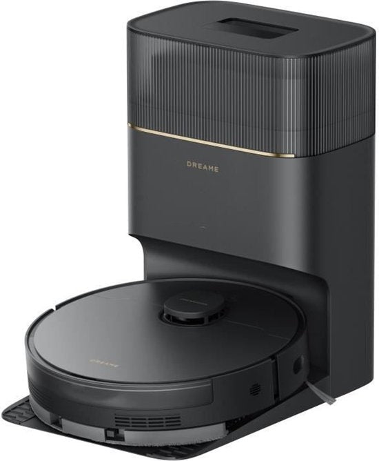 Dreame D20 Pro Plus - Robotstofzuiger met Dweil en Automatisch Leegstation - 13.000 Pa Zuigkracht - Anti-haarverstrikkingstechnologie - Zwart(Zwart/D20 Pro Plus)