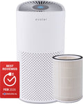Evolar Luchtreiniger met HEPA 13 Filter - CADR: 200m3/h - Air Purifier - Slaapmodus - Luchtkwaliteit Indicator - Pure4(Wit - 1x HEPA 13 Filter/200)